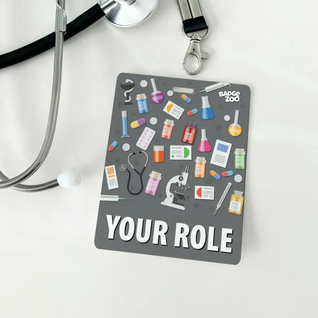 Customizable Pharmacy Icons Badge Buddy