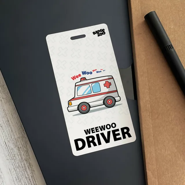 Wee Woo Driver Badge Buddy
