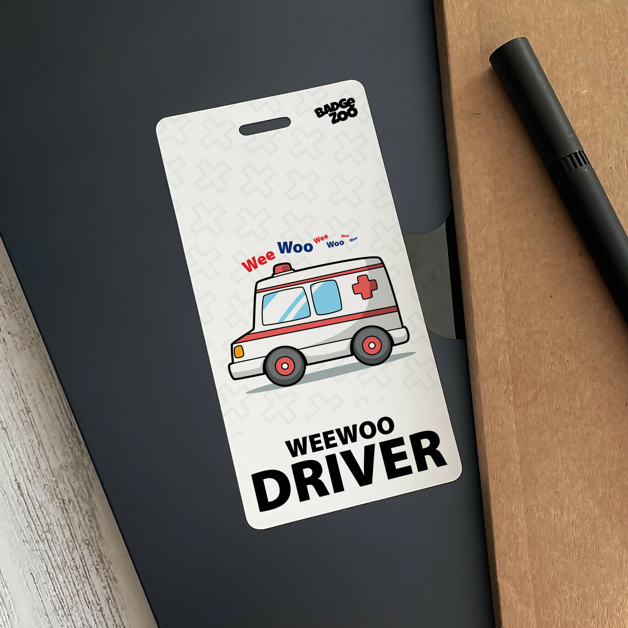 Wee Woo Driver Badge Buddy