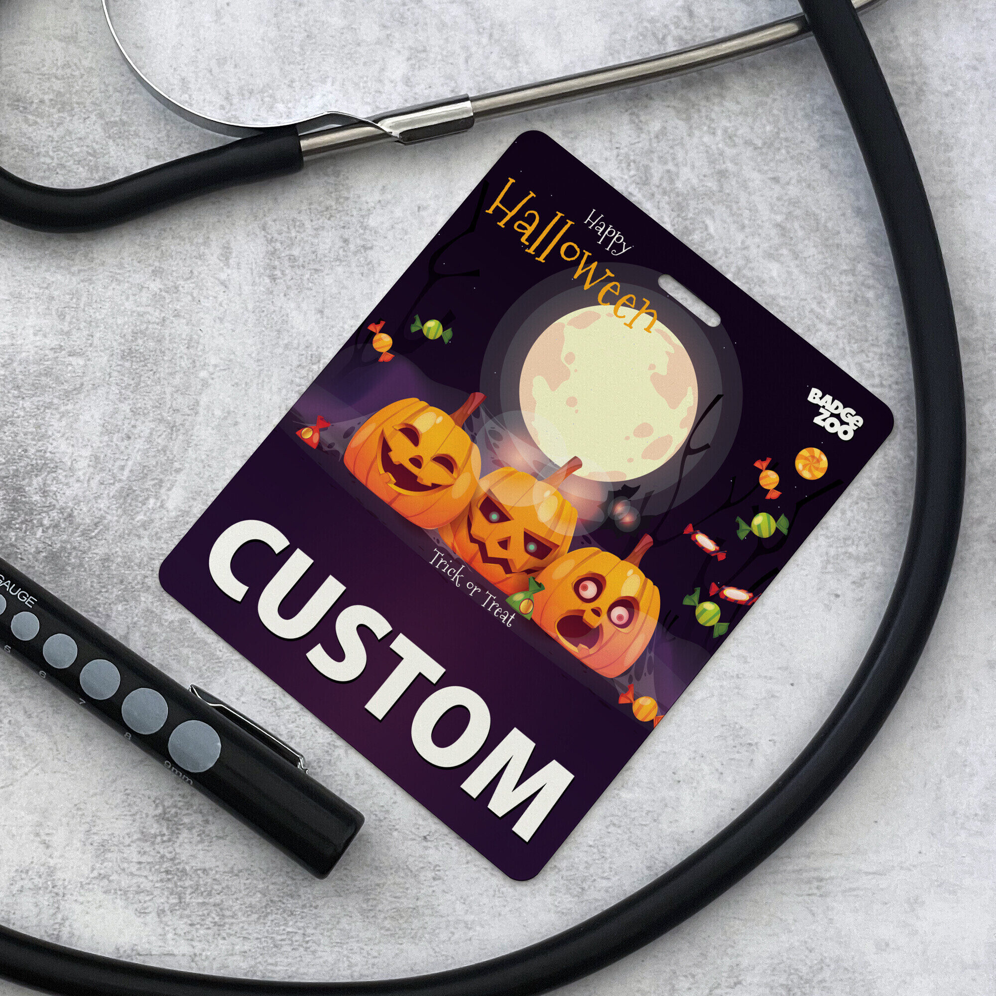 Cute pumpkin buddy ready for Halloween fun