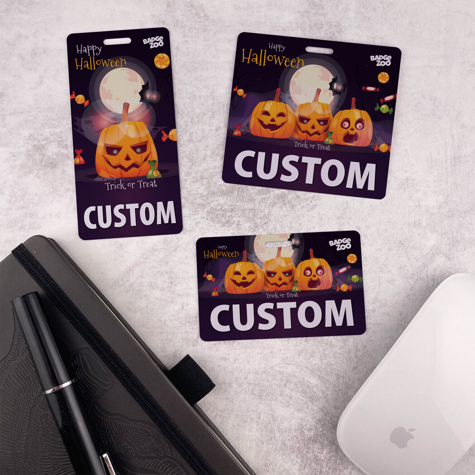 Fun badge buddy to celebrate spooky season
