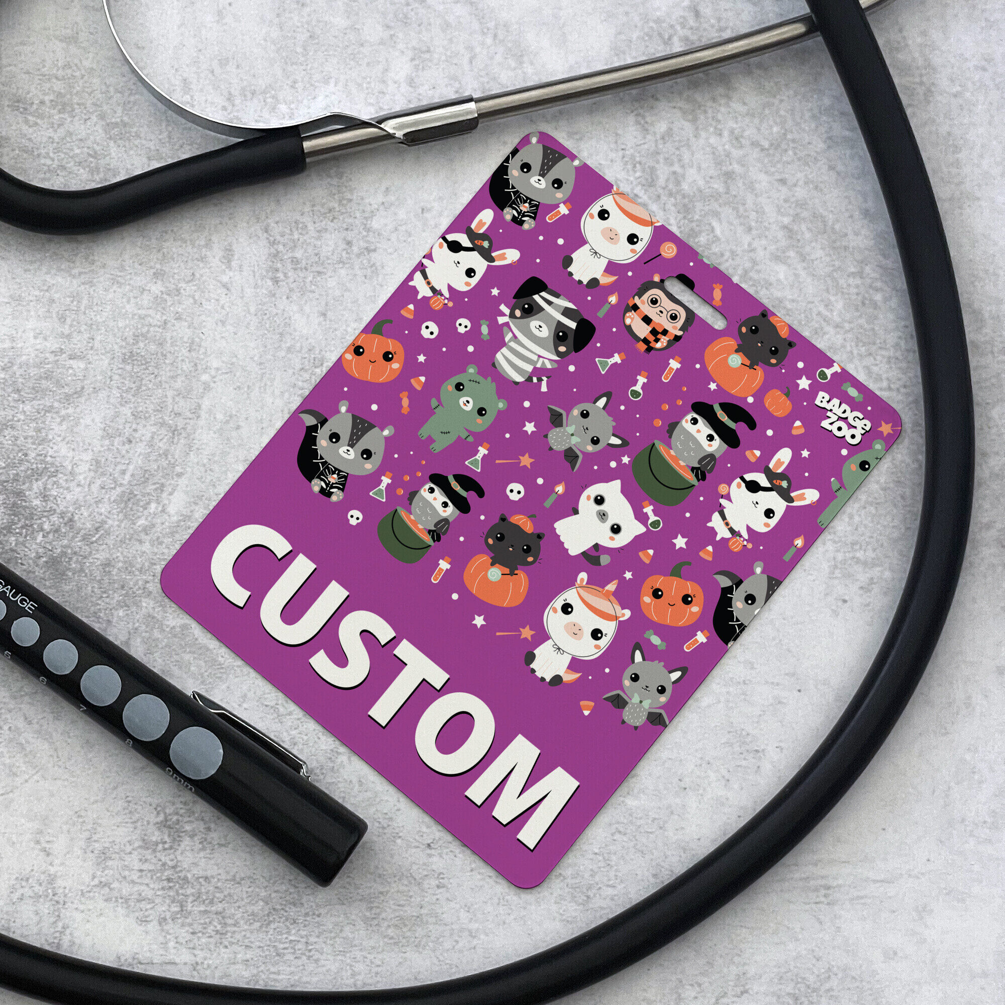Lightweight badge buddy for easy wear