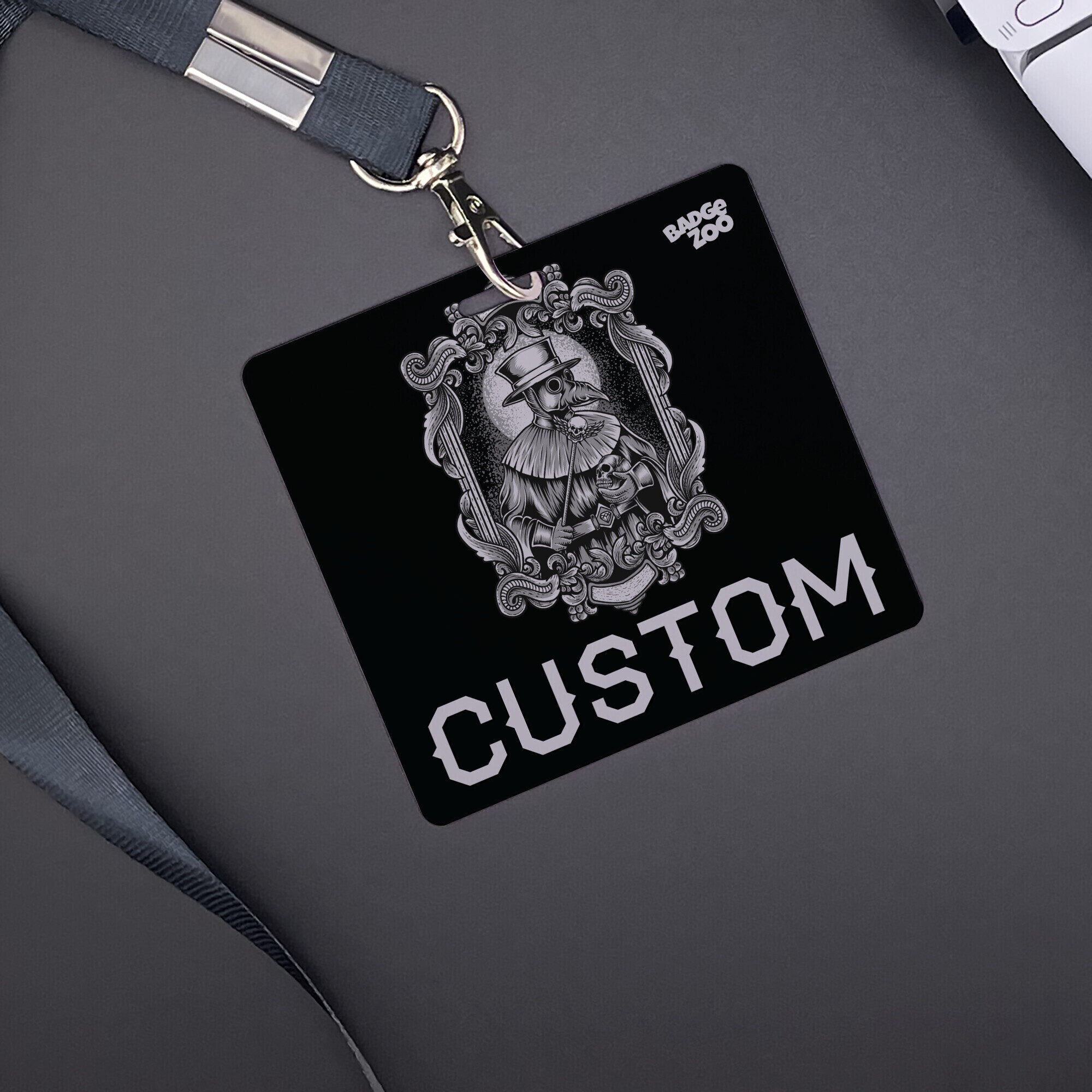 Stand out this Halloween with Plague Doctor Badge