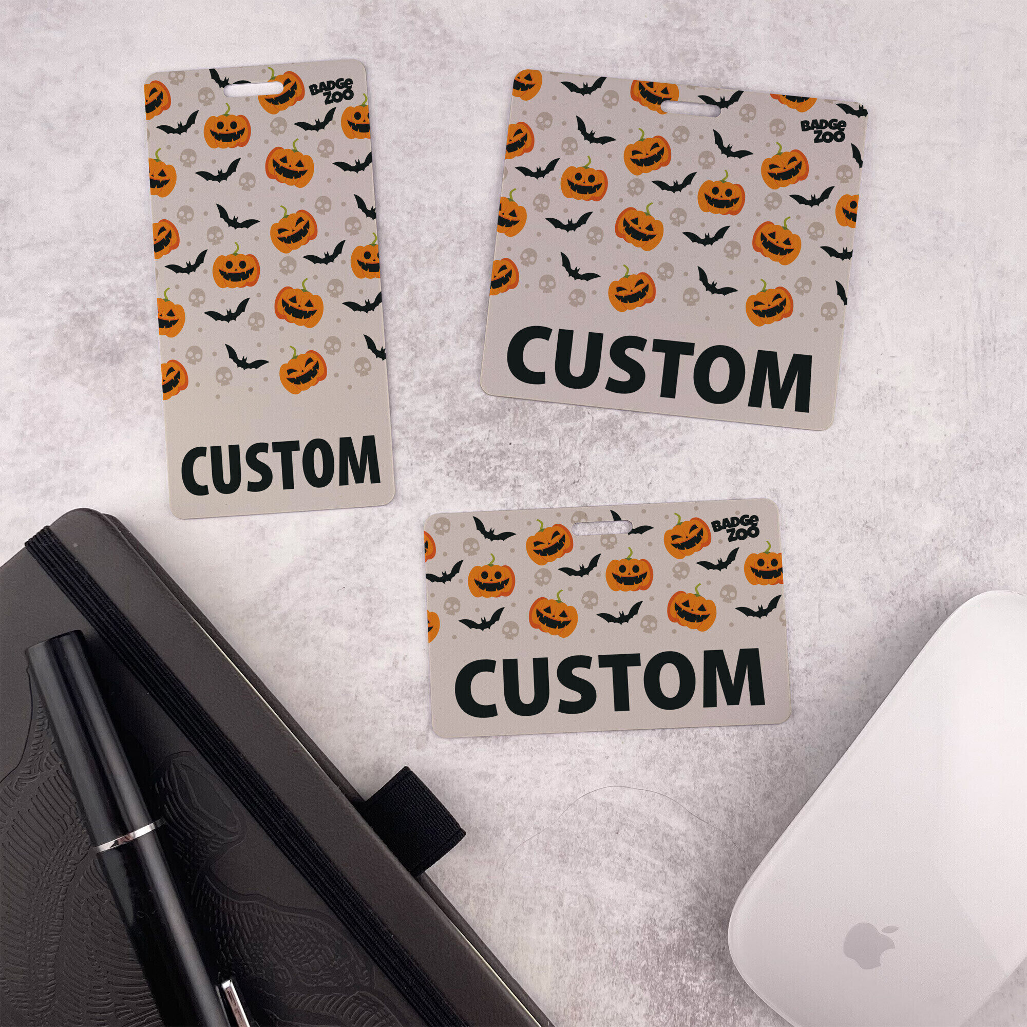 Versatile Halloween badge buddy with vibrant colors