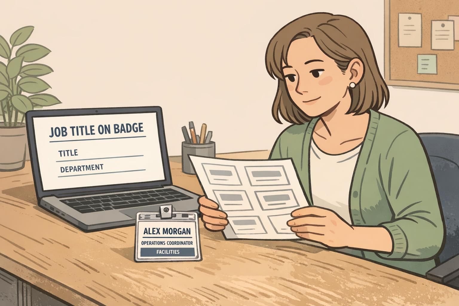 Job Title on Badge: How to Standardize Titles and Departments Across Your Organization