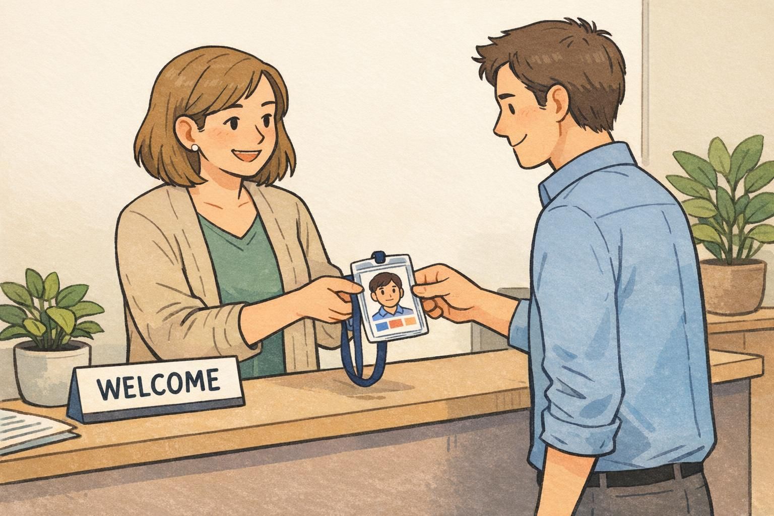 New Hire Badge Day-One Checklist for a Polished Onboarding Experience