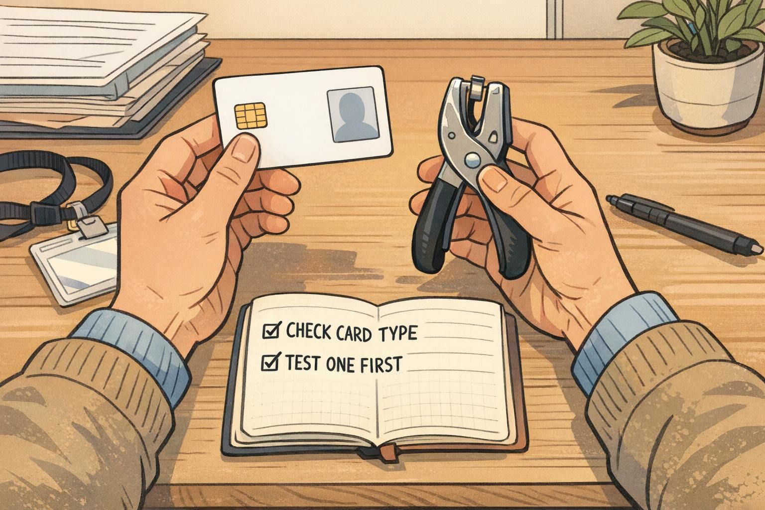 RFID badge care: Gotchas With Slot Punching, Laminating, and Embedded Chips