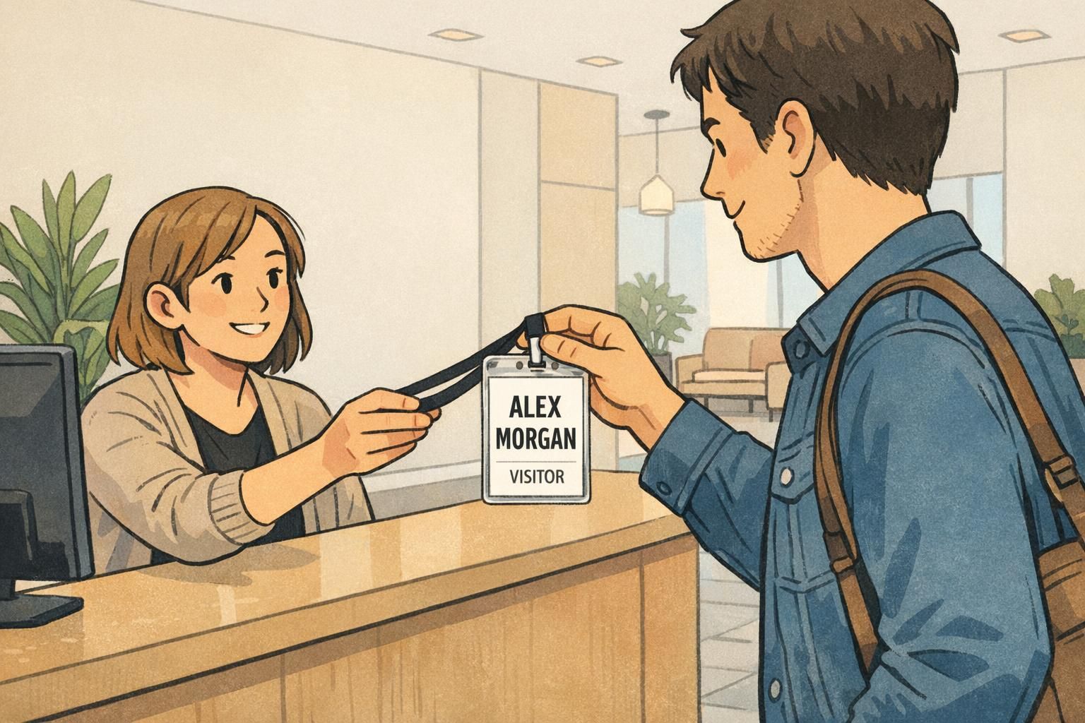 Minimalist ID Badge Design: Clean, Modern, and Easy to Read