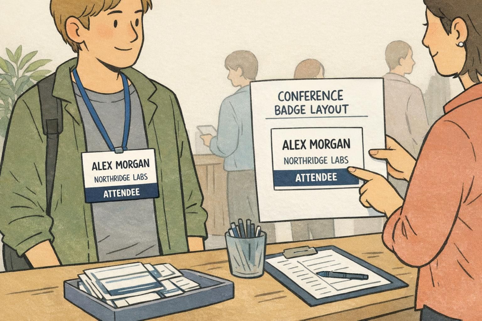 Conference Badge Layout for Photos: Readable, Professional Designs for Social Moments