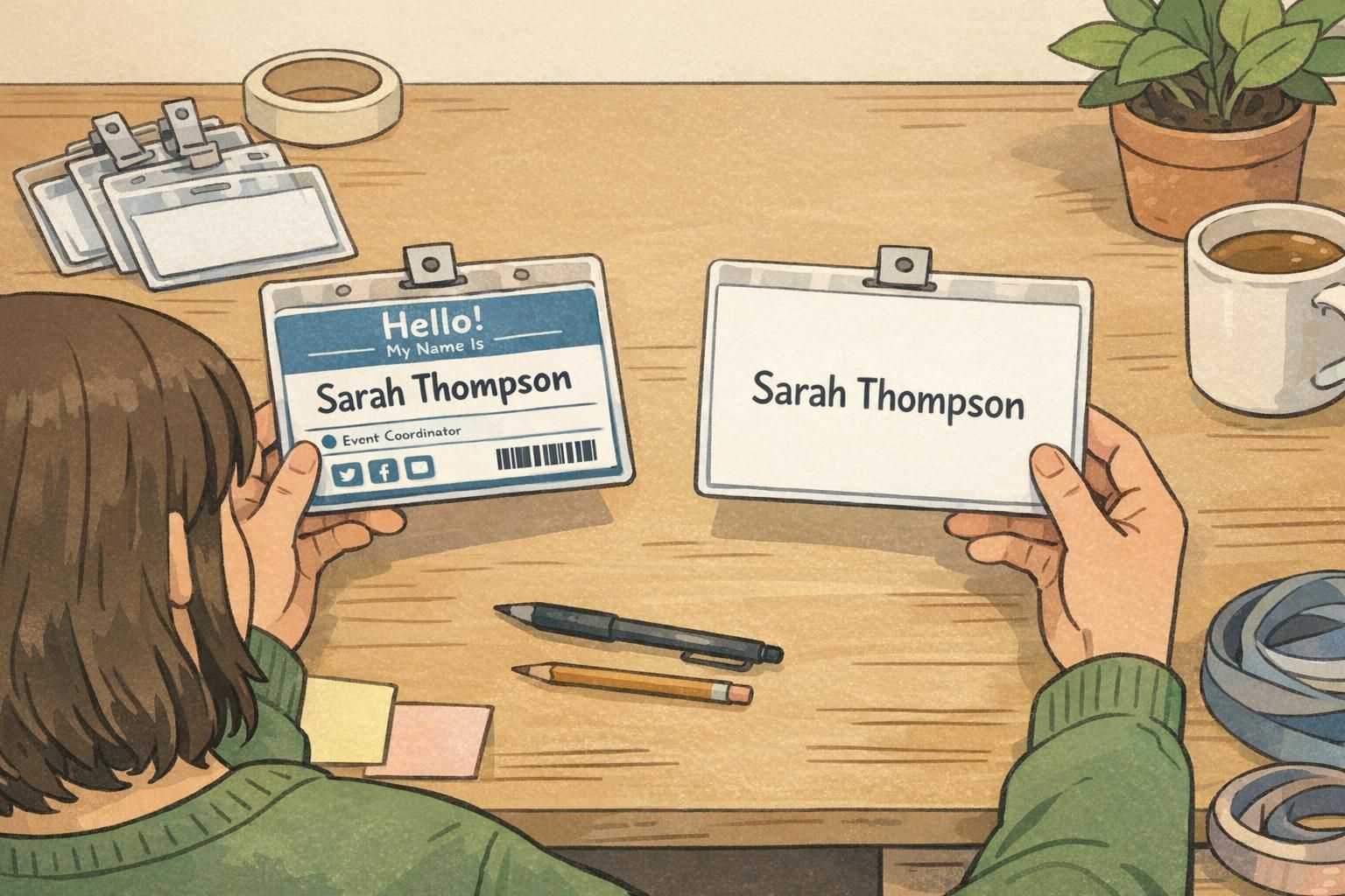 Badge whitespace: How Negative Space Makes ID Designs Cleaner and More Premium