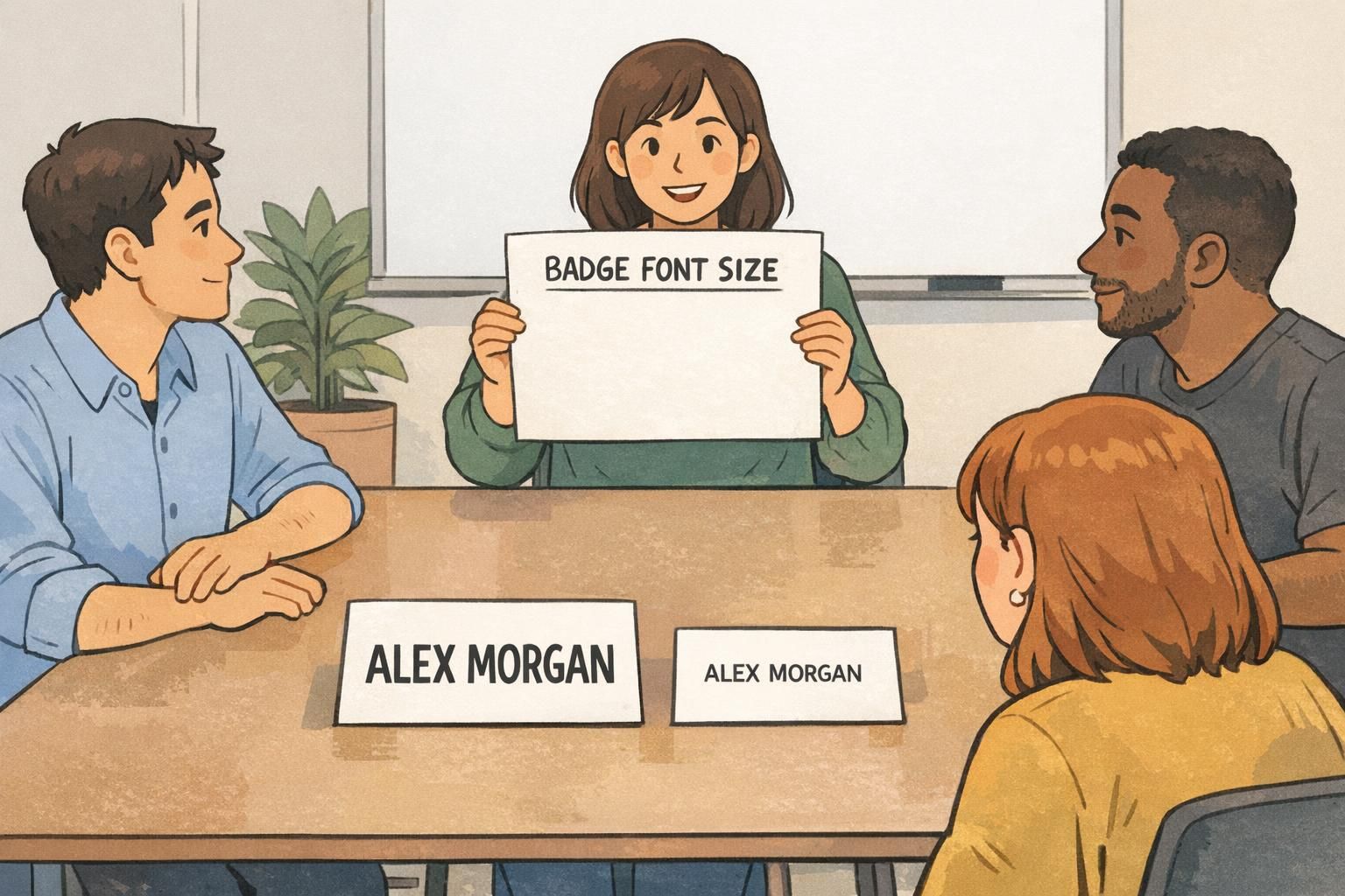 Badge Font Size Rules for Badges: What’s Readable at 6 Feet?