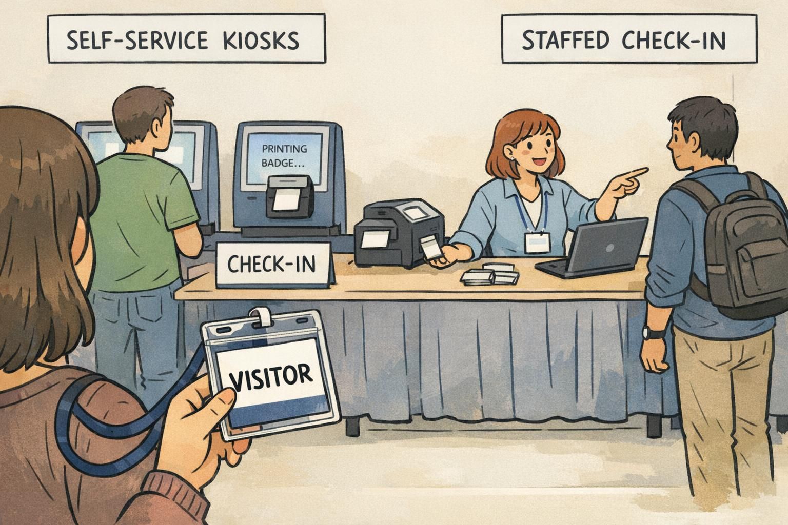 On site badge printing vs Pre-Printed Badges: Which Check-In Model Wins?
