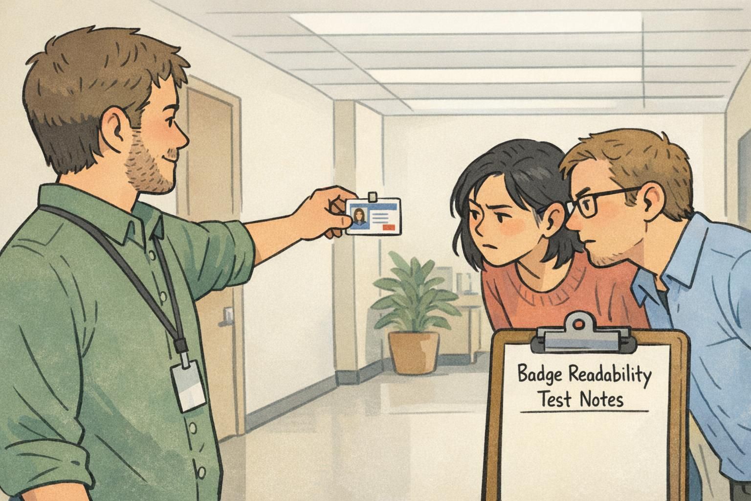 Badge Readability Test: A Simple ‘Hallway Check’ Method for ID Designs