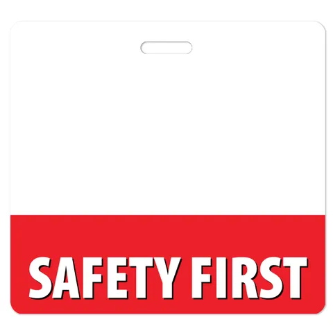 SAFETY FIRST Badge Buddy - Fun and Functional - Perfect for Your Work Environment