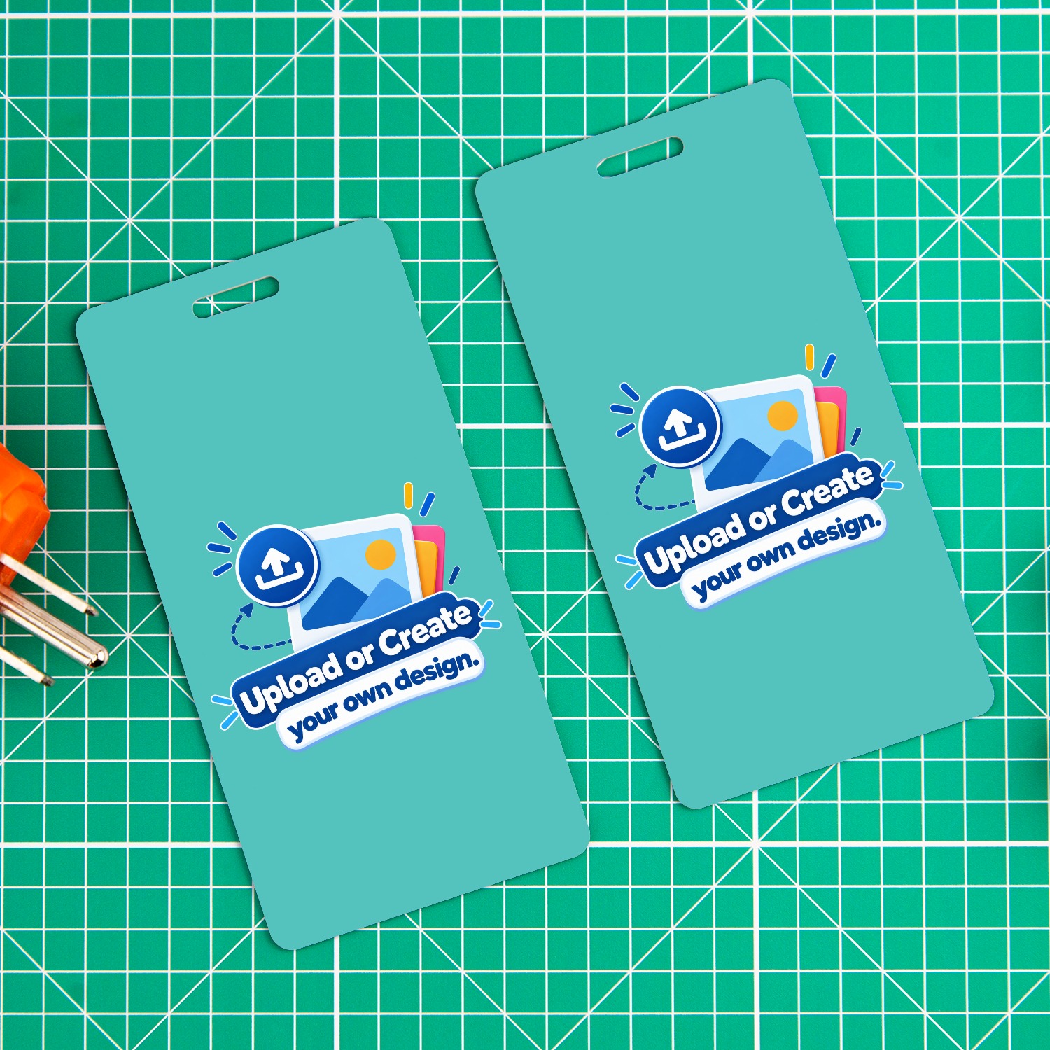 Electro Two Cards - V mockup