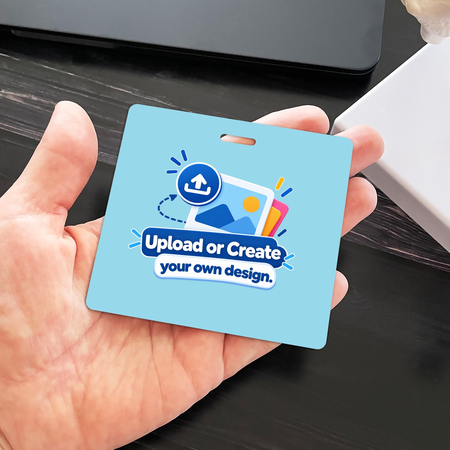 Card in Hand - H mockup