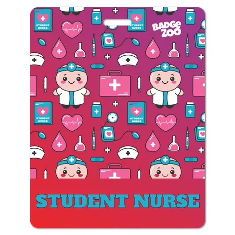 Horizontal black badge buddy with a top slot and bold white YOUR ROLE text at the bottom for custom role labels.