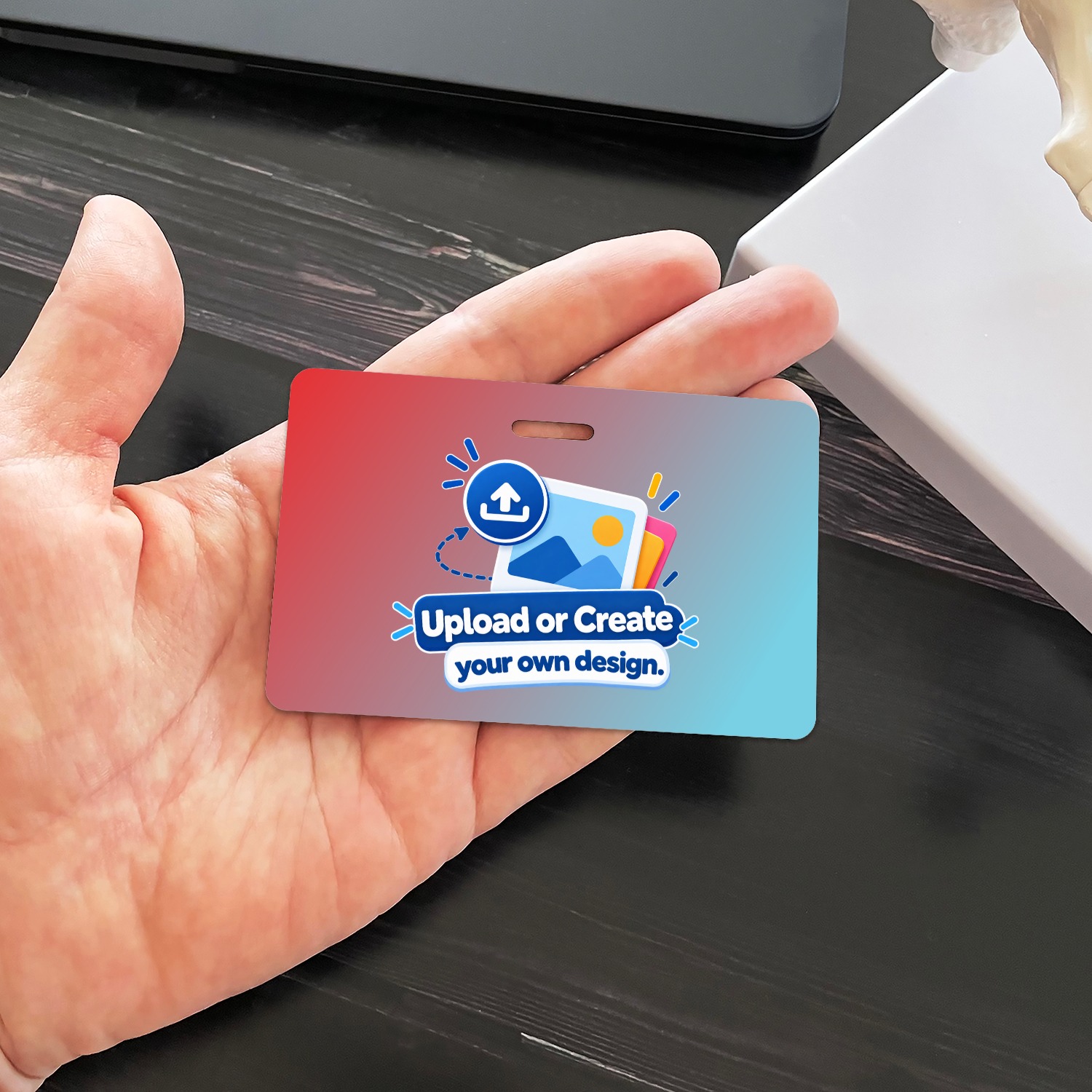 Card in Hand - IDH mockup