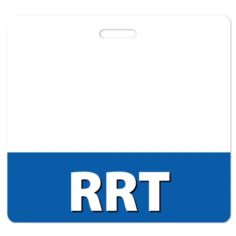 RRT Badge Buddy Rapid Response Team Heavy Duty - Spill & Tear Proof - Double Sided Made in USA