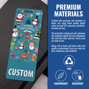 Customizable Badge Buddy - Christmas Series - Winter Wonderland - ID Backer Card - Image 3