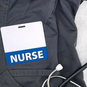 Nurse Badge Buddy Backer Card - Double Sided - Image 2