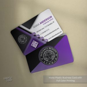 Matte Business Plastic Cards - ID Card Size - Image 2