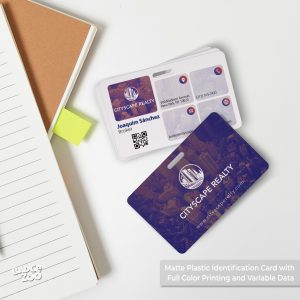 Matte Business Plastic Cards - ID Card Size - Image 4